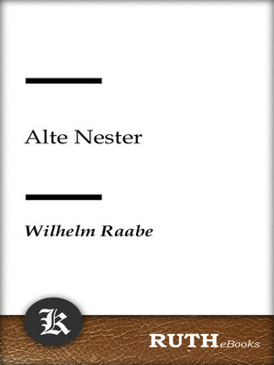 cover image of Alte Nester